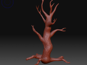 Sculpted tree